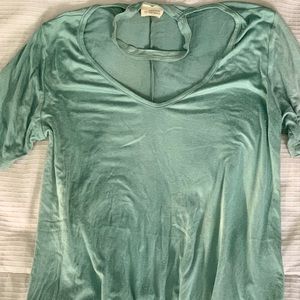 Caution To The Wind Short Sleeve Cotton Top